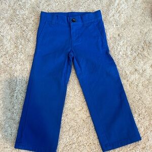 NWOT Janie and jack blue flat front pants